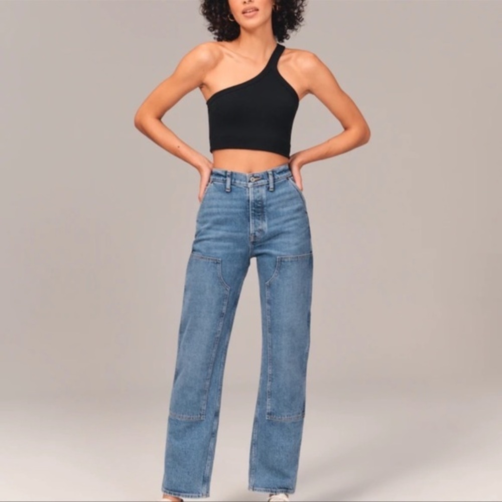 ABERCROMBIE AND FITCH THE DAD HIGH RISE JEAN